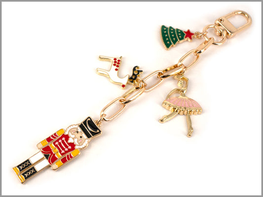 Christmas Nutcracker Purse/Key Chain