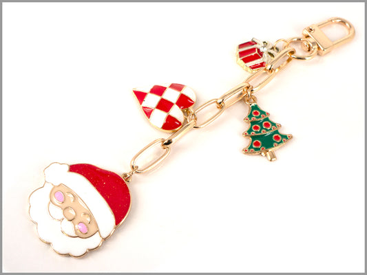 Christmas Santa Purse/Key Chain
