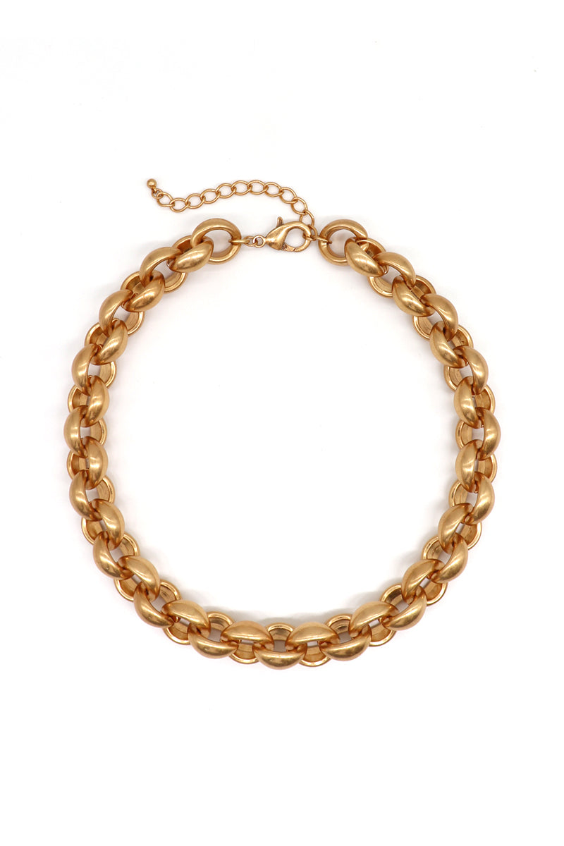 Gold Layered Chain 16"-18" Necklace