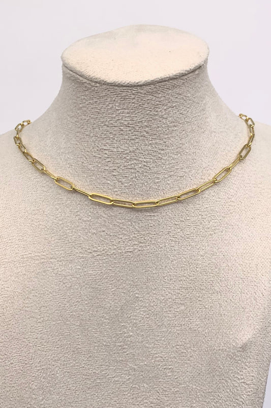 Stainless Steel Waterproof Open Clip Chain 16"-18" Necklace