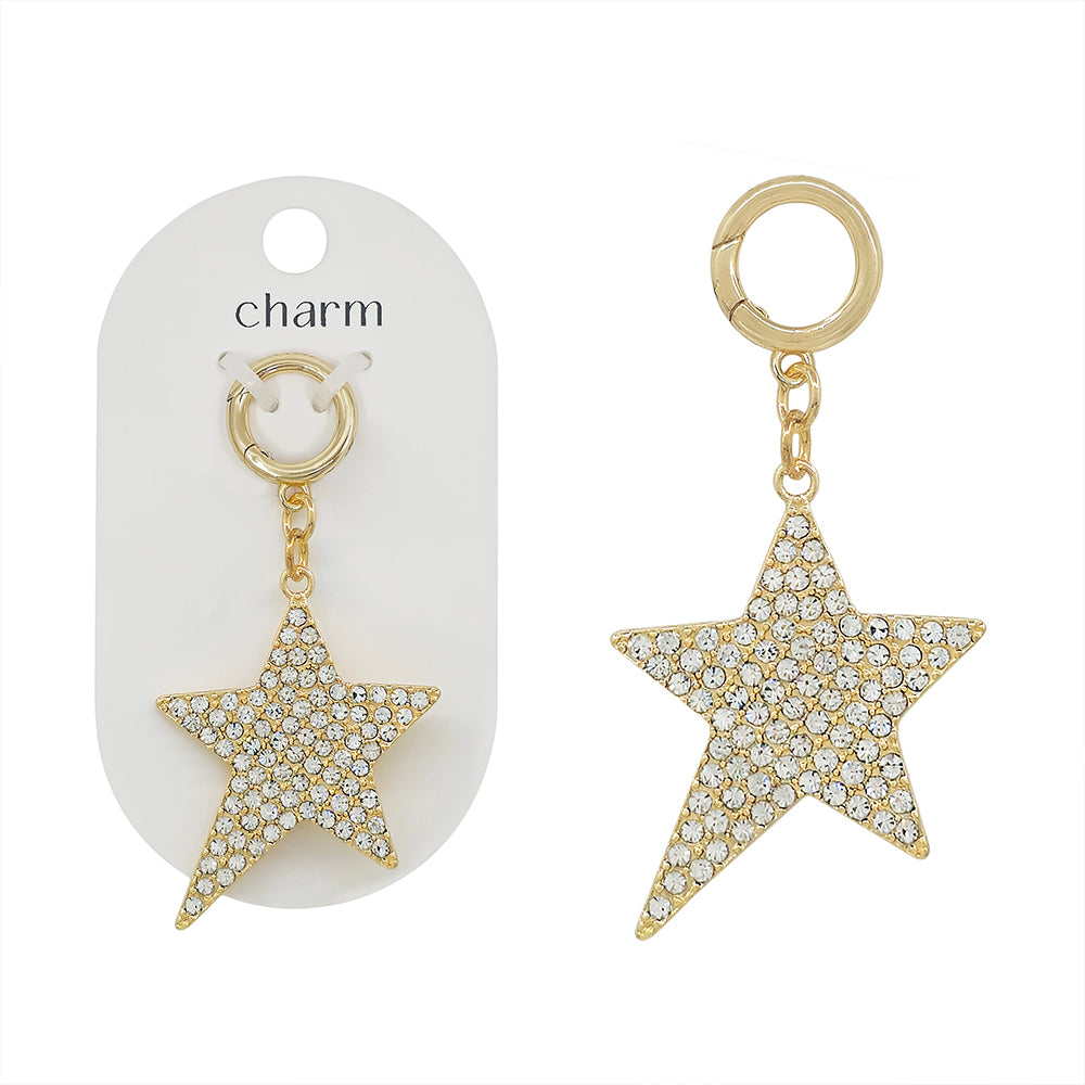 Rhinestone Studded Star Scarf Necklace Attachment