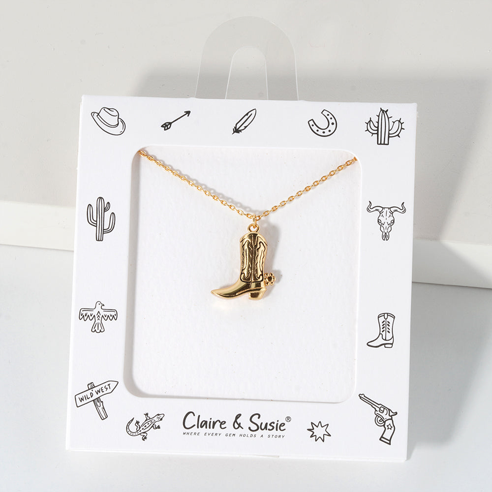Cowboy Boot 16"-18" Necklace