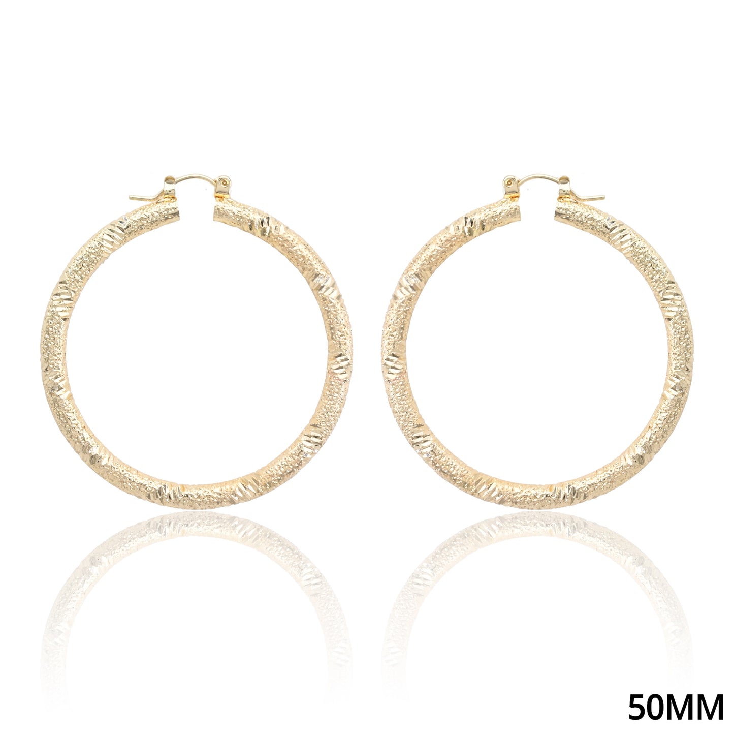 Gold Textured Aluminum Light Weight 2" Hoop