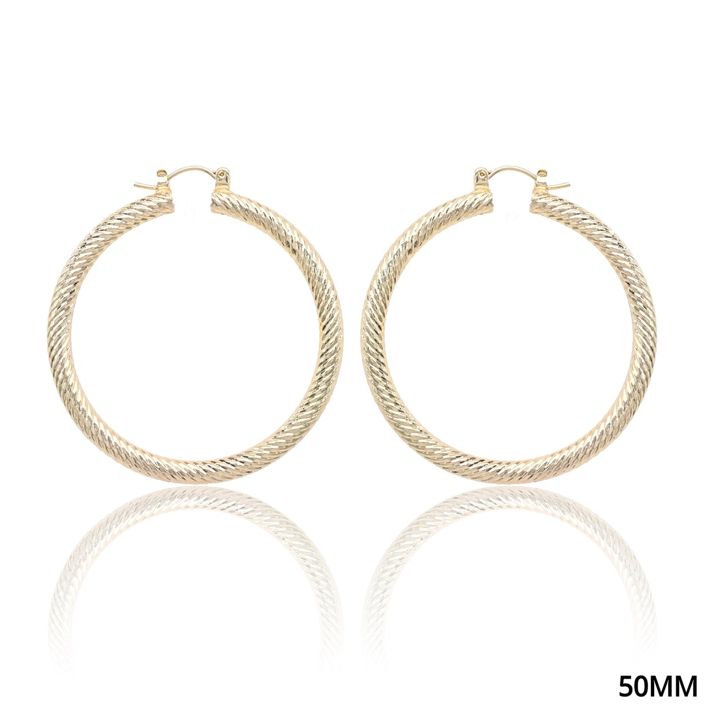 Gold Line Textured Aluminum Light Weight 2" Hoop