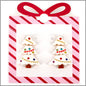 White with Color Crystal Metal 2" Earrings