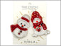 Snowman Seed Bead Pins, Great for Backpacks, Hats, Jackets, Ect.