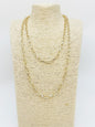 Gold Open Chain 48" Necklace, Great for wrapping for the layered look!