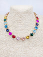 Multi Color Crystal 16"-18" Necklace