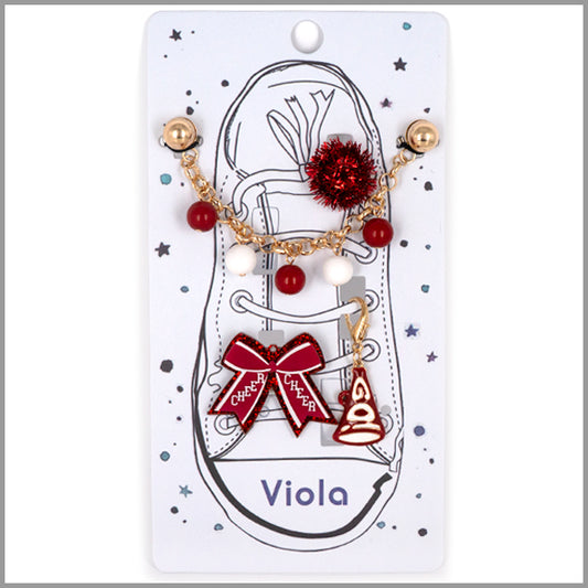 Gameday Show Charms Maroon and White