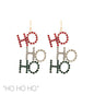 Ho, Ho, Ho Christmas Earrings
