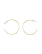 Thin Gold 1.25" Hoop Earring