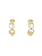 Horsebit Hoop 1" Earring