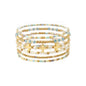 Turquoise Cross Stretch Bracelet Set