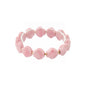 Pink Ceramic Shell Stretch Bracelet