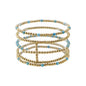 Turquoise Cross Stretch Bracelet Set