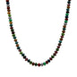 Dark Multi Mix Beaded 16"-18" Necklace