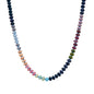 Navy Multi Mix Beaded 16"-18" Necklace
