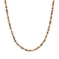 Brown Multi Color Beaded 16"-18" Necklace