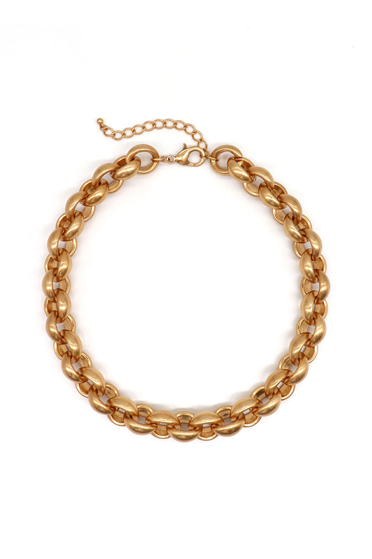 Gold Layered Chain 16"-18" Necklace