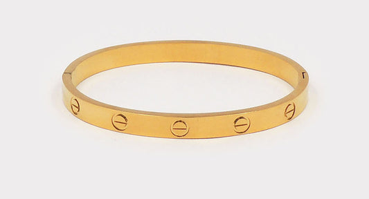 Stainless Steel Circle Hinged Bracelet