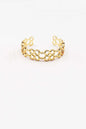 Gold Multi Linked Cuff Bracelet