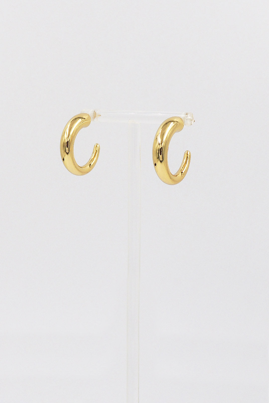 Stainless Steel Gold Hoop .5" Earring