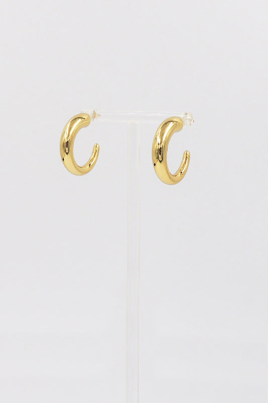 Stainless Steel Gold Hoop .5" Earring waterproof