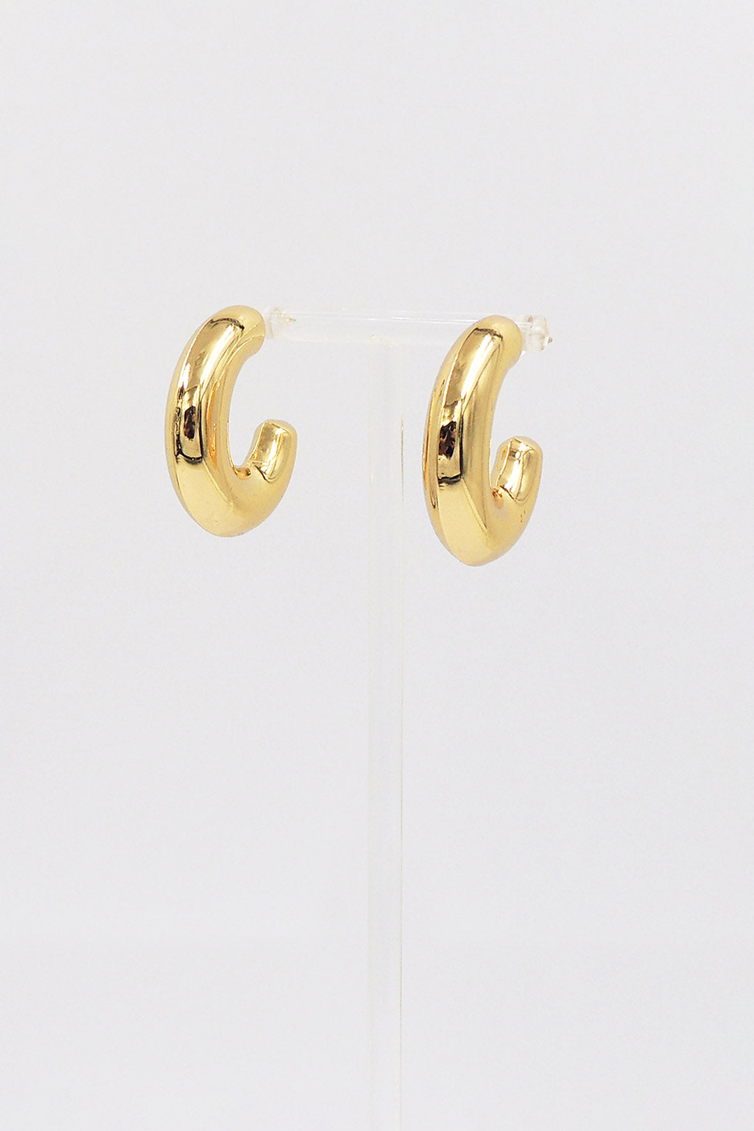 Stainless Steel Thick .5" Earring
