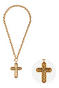Gold Chain with Cross Charm 20" Necklace