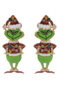 Grinch Christmas 2" Earring