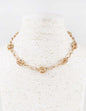 Gold Layered Knotted Chain 16"-18" Neckalce