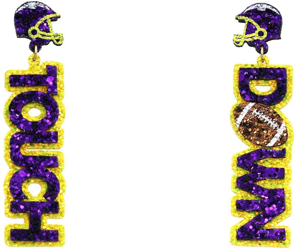 Purple / Gold Touchdown Drops
