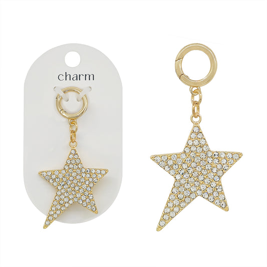 Rhinestone Studded Star Scarf Necklace Attachment