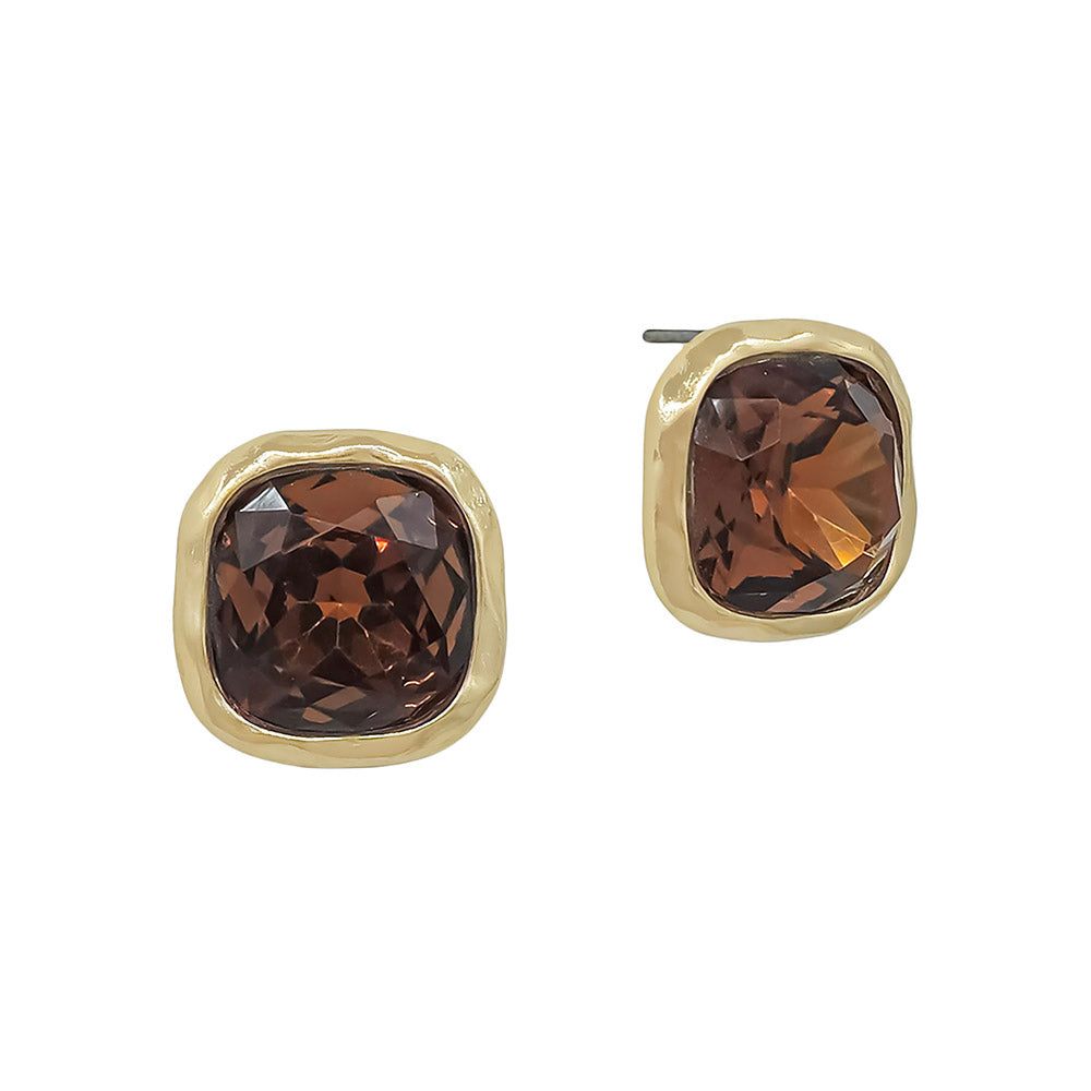 16MM Topaz Stone Studded Earring
