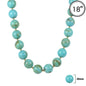 Turquoise 20MM Beaded 18" Necklace