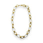 Gold and Silver Open Link Knotted 16"-18" Necklace