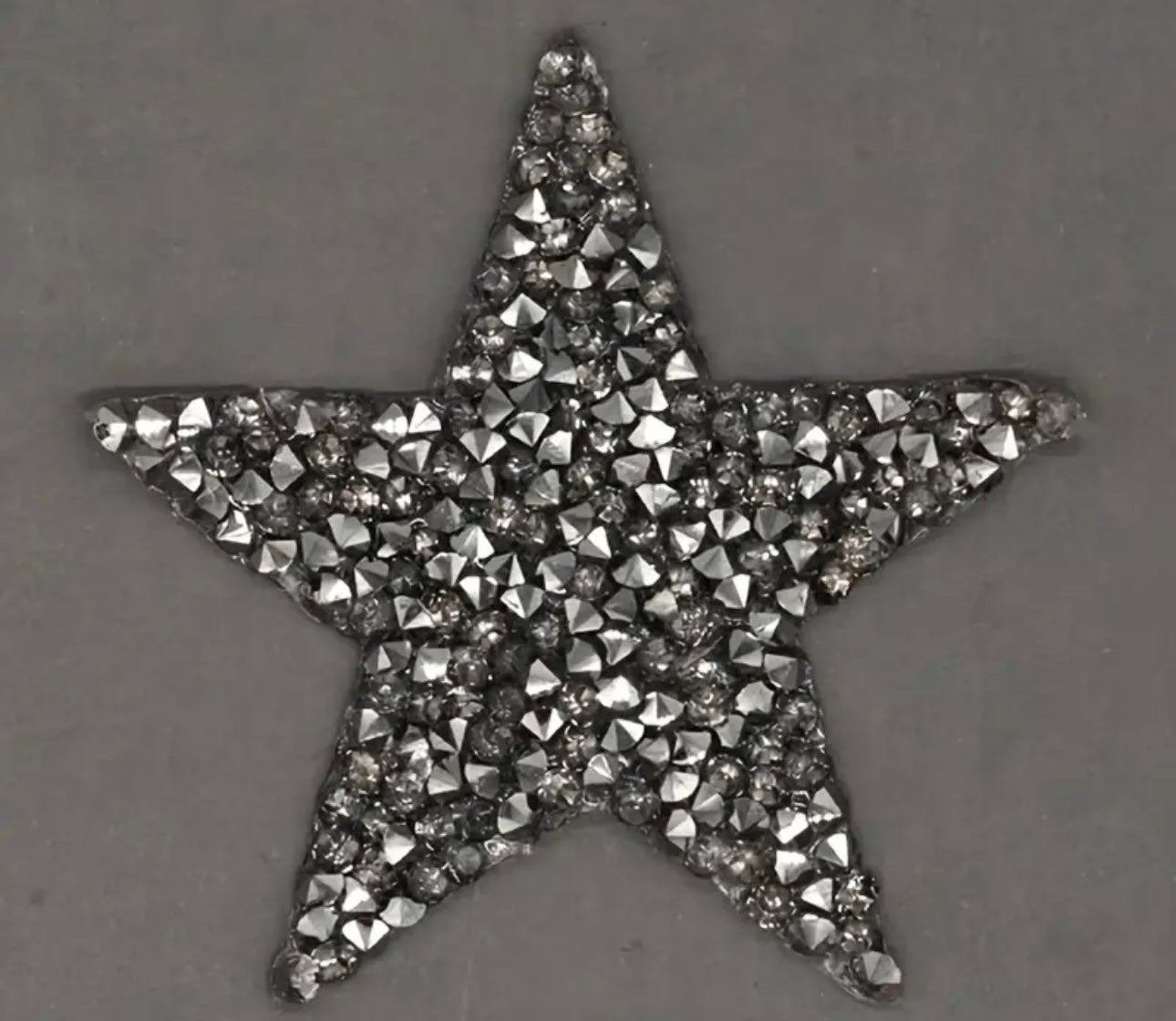 Iron On Crystal Star Hat Patch