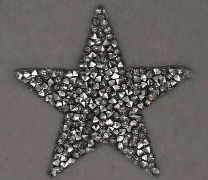 Iron On Crystal Star Hat Patch