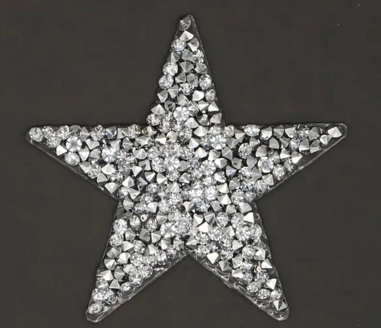 Iron On Crystal Star Hat Patch