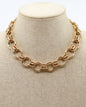 Gold Open Circle 16"-18" Necklace