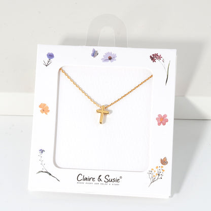 Cross 16"-18" Necklace