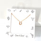 CZ Horseshoe 16"-18" Necklace