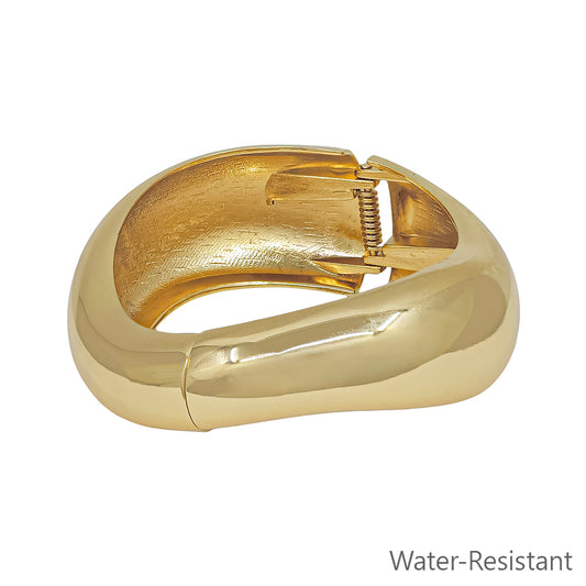 Gold Hinged Bracelet