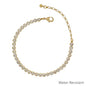Water Resistant 4MM Clear Crystal Bracelet