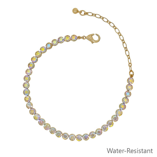 Water Resistant 4MM AB Crystal Bracelet