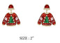 Christmas Sweater Metal 2" Earring