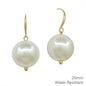 Water Resistant 20MM Pearl Fishhook Earring