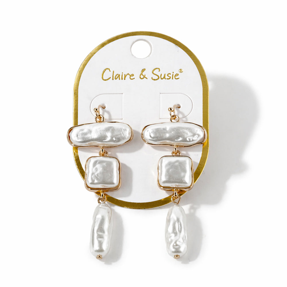 Pearl Linear Earring