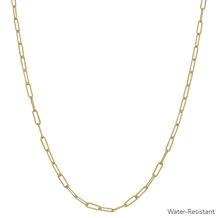 Gold Clip Chain 16"-18" Necklace, Great for adding Charms to!