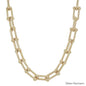 Water Resistant Gold Metal Chain 16"-18" Necklace